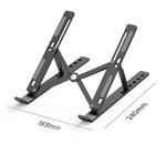 Load image into Gallery viewer, Plastic CABLETIME Laptop Stand Portable Holder Foldable Aluminum Alloy for Notebook Macbook Dell iPad Tablet Stand C387
